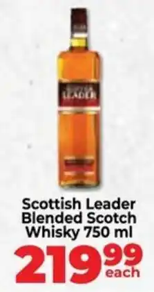 Food Lover's Market Scottish Leader Blended Scotch Whisky offer