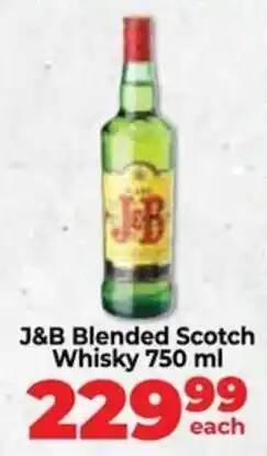 Food Lover's Market J&B Blended Scotch Whisky offer