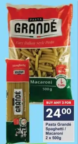 President Hyper Pasta Grandé Spaghetti/ Macaroni offer