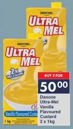 President Hyper Danone Ultra-Mel Vanilla Flavoured Custard offer