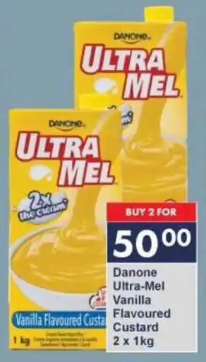 President Hyper Danone Ultra-Mel Vanilla Flavoured Custard offer