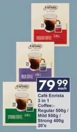 President Hyper Café Enrista 3 in 1 Coffee Regular/ Mild/ Strong offer