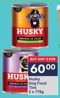 President Hyper Husky Dog Food Tins offer