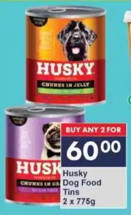 President Hyper Husky Dog Food Tins offer