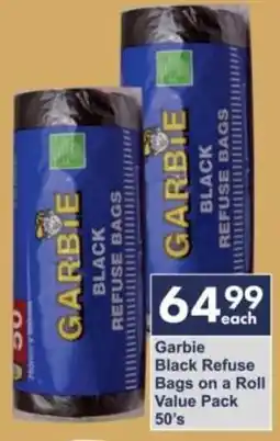 President Hyper Garbie Black Refuse Bags on a Roll Value Pack offer