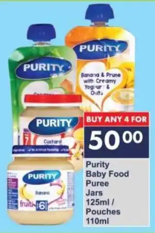 President Hyper Purity Baby Food Puree Jars/ Pouches offer