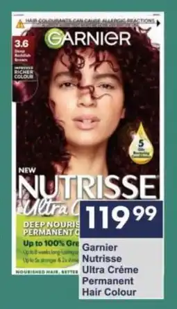 President Hyper Garnier Nutrisse Ultra Creme Permanent Hair Colour offer
