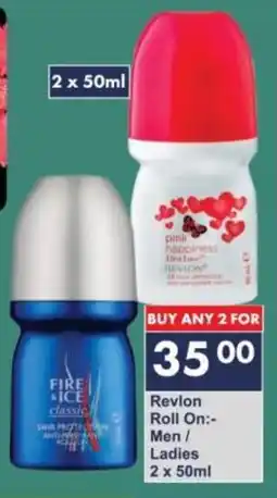 President Hyper Revlon Roll On Men/ Ladies offer