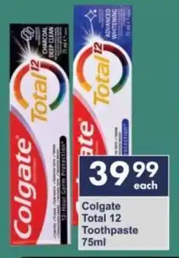 President Hyper Colgate Total 12 Toothpaste offer