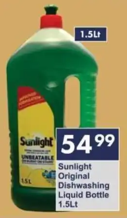 President Hyper Sunlight Original Dishwashing Liquid Bottle offer