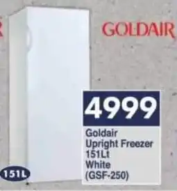 President Hyper Goldair Upright Freezer offer