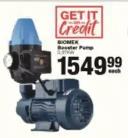 Build It Biomek Booster Pump offer