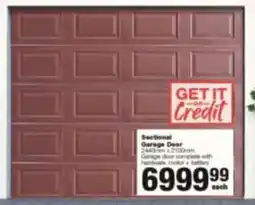 Build It Sectional Garage Door offer