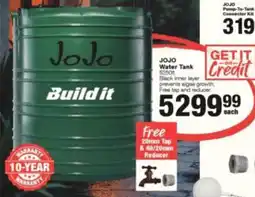 Build It Jojo Water Tank offer