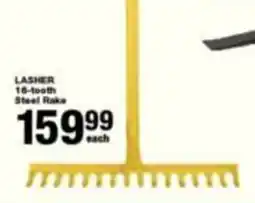 Build It LASHER 16-tooth Steel Rake offer