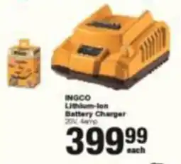 Build It INGCO Lithium-Ion Battery Charger offer