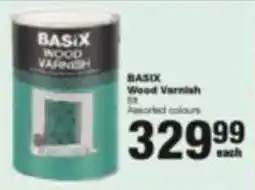 Build It Basix wood varnish offer
