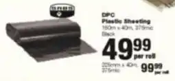 Build It DPC Plastic Sheeting offer