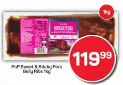 Pick n Pay Hypermarket PnP Sweet & Sticky Pork Belly Ribs offer