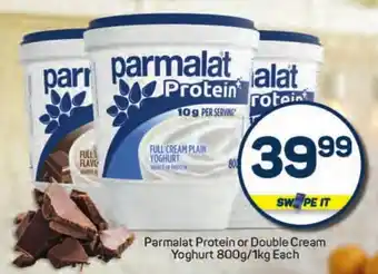 Pick n Pay Hypermarket Parmalat Protein or Double Cream Yoghurt offer