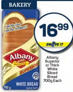 Pick n Pay Hypermarket Albany Superior or Thick White Sliced Bread offer