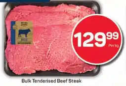 Pick n Pay Hypermarket Bulk Tenderised Beef Steak offer