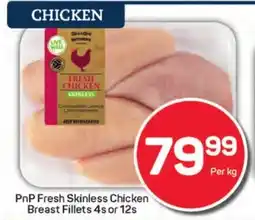Pick n Pay Hypermarket PnP Fresh Skinless Chicken Breast Fillets offer