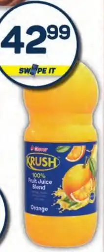 Pick n Pay Hypermarket Clover Krush 100% Fruit Juice Blend Assorted offer