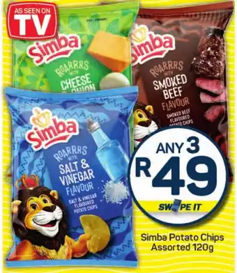 Pick n Pay Hypermarket Simba Potato Chips Assorted offer