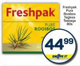 Pick n Pay Hypermarket Freshpak Pure Rooibos Tagless Teabags offer