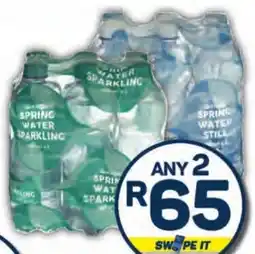 Pick n Pay Hypermarket PnP Sparkling or Still Natural Spring Water offer