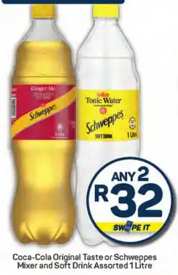 Pick n Pay Hypermarket Coca-Cola Original Taste or Schweppes Mixer and Soft Drink Assorted offer
