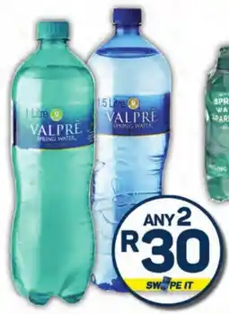 Pick n Pay Hypermarket Valpré Sparkling or Still Natural Spring Water offer