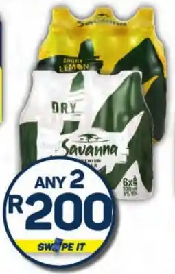 Pick n Pay Hypermarket Savanna Cider Assorted Non-returnable Bottles offer