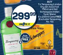 Pick n Pay Hypermarket Tanqueray London Dry Gin Assorted offer