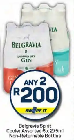 Pick n Pay Hypermarket Belgravia Spirit Cooler Assorted Non-Returnable Bottles offer