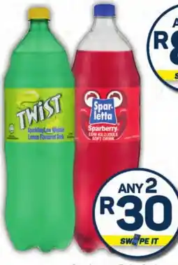 Pick n Pay Hypermarket Sparletta or Twist Carbonated Soft Drink Assorted offer