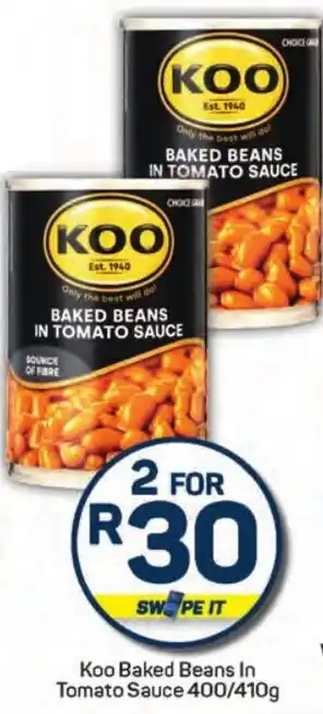 Pick n Pay Hypermarket Koo Baked Beans In Tomato Sauce offer