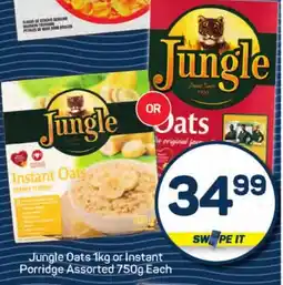 Pick n Pay Hypermarket Jungle Oats or Instant Porridge Assorted offer