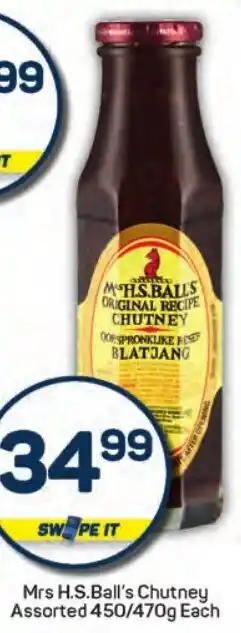 Pick n Pay Hypermarket Mrs H.S.Ball's Chutney Assorted offer
