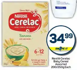 Pick n Pay Hypermarket Nestlé Cerelac Baby Cereal Assorted offer