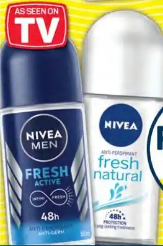 Pick n Pay Hypermarket Nivea Roll-on Assorted offer