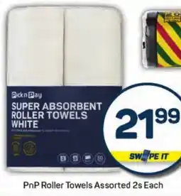 Pick n Pay Hypermarket PnP Roller Towels Assorted offer