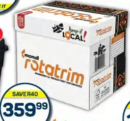 Pick n Pay Hypermarket Rotatrim A4 White Multi-Purpose Photocopy Paper Box offer