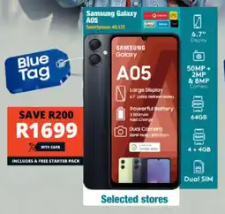 Checkers Samsung Galaxy A05 offer