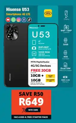 Checkers Hisense U53 offer