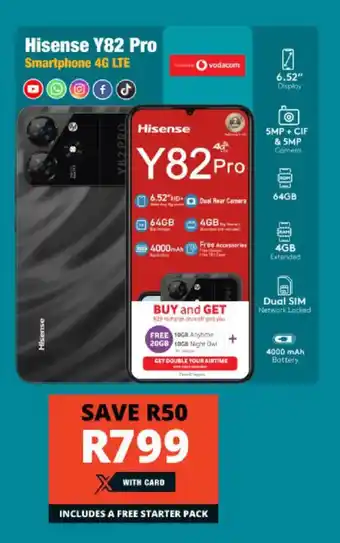 Checkers Hisense Y82 Pro offer
