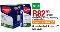 Take 'n Pay Creamline Full Cream UHT Milk offer