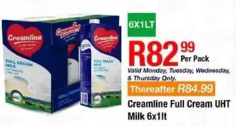 Take 'n Pay Creamline Full Cream UHT Milk offer