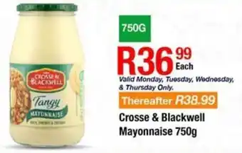 Take 'n Pay Crosse & Blackwell Mayonnaise offer